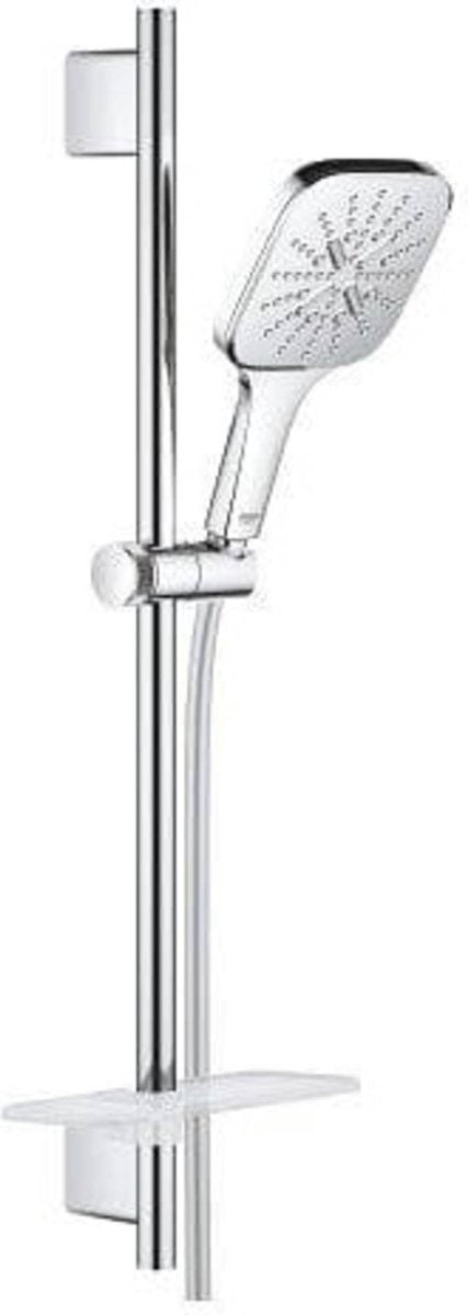 Grohe rainshower smartactive cube 130 douchestangset - waterbesparend - met zeepschaal - chroom