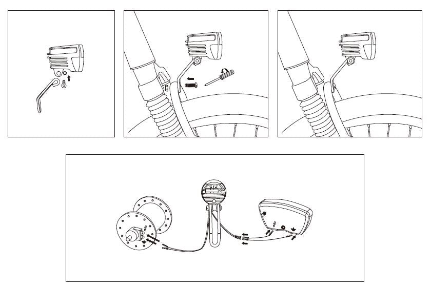 Sensor de dinamo de faros 30 lux