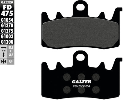Galfer bremsbelag fd475 brake pad fd475 g1054 organic street