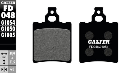 Galfer bremsbelag fd048 brake pad fd048 g1054 organic