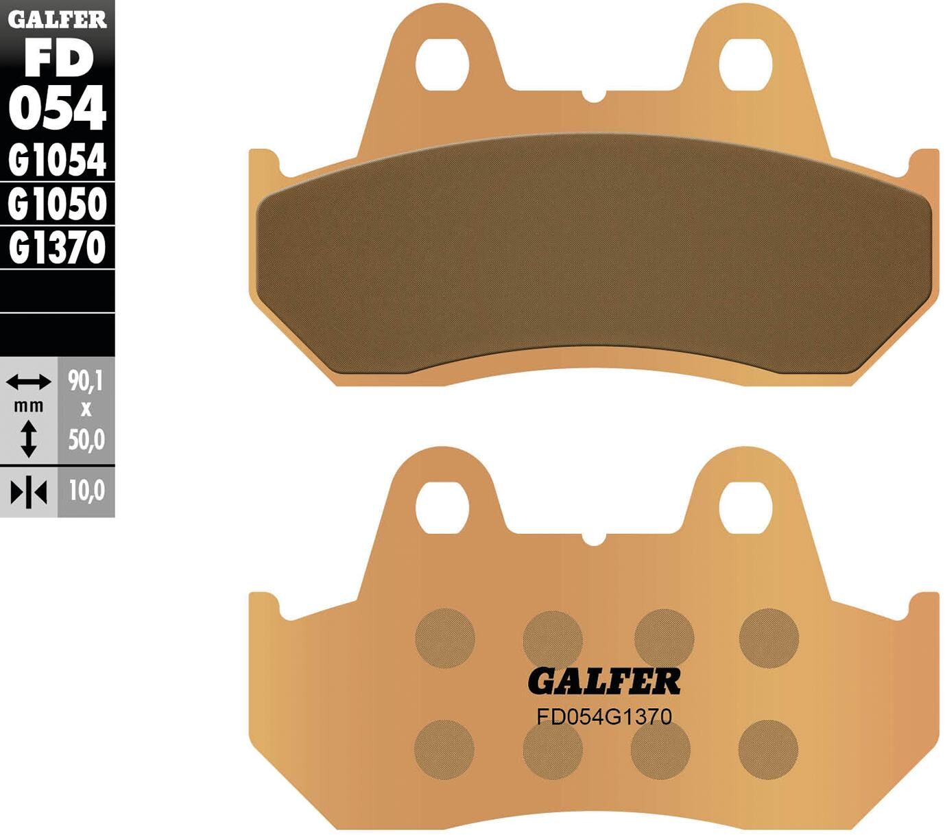 Pastiglie freno Galfer fd054 pastiglia freno fd054 g1370 sinterizzata