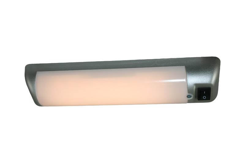 Lámpara de superficie suave para autocaravana y caravana 12 voltios - silversand
