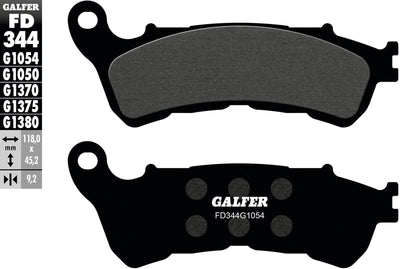Galfer bremsbelag fd344 brake pad fd344 g1054 organic standard