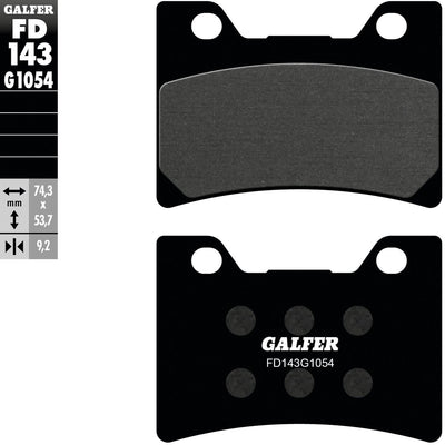 Galfer bremsbelag fd143 brake pad fd143 g1054 organic