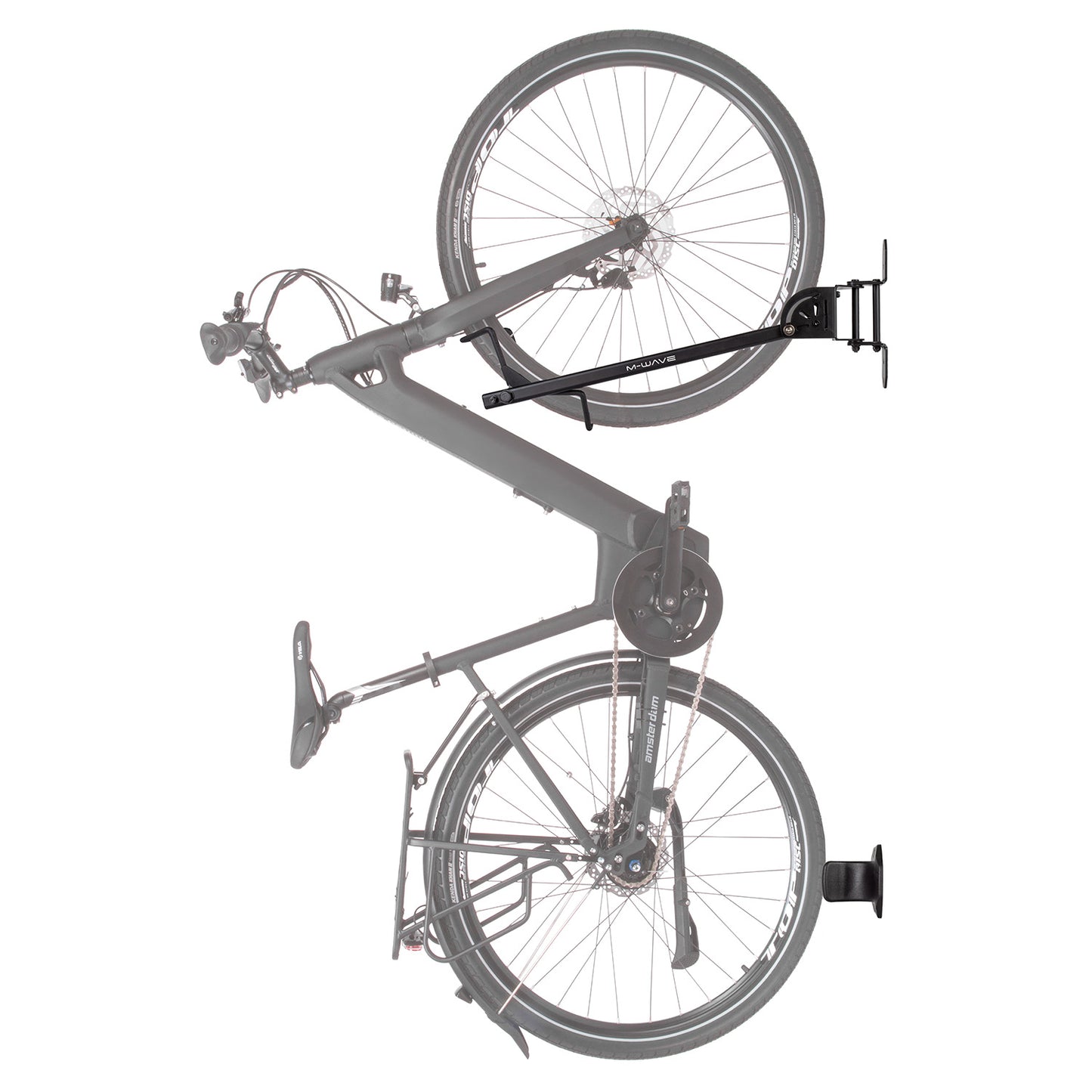M-Wave M-Wave P170 Supporto muro con ultimo fino a 30 kg nero
