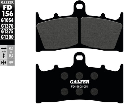 Galfer bremsbelag fd156 brake pad fd156 g1054 organic