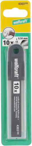 Coltelli a scatto Wolfcraft | 18 mm | 8 segmenti | 10 pezzi - 4303000