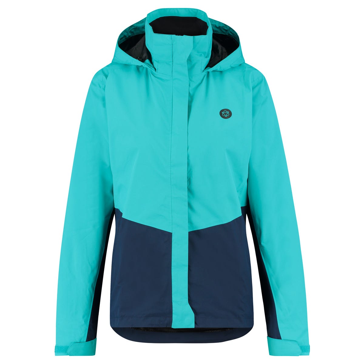 Sección impermeable esencial damas menta azul marino