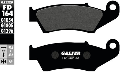 Galfer bremsbelag fd164 brake pad fd164 g1054 organic