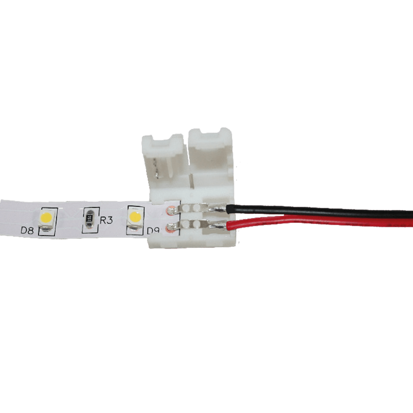 Pieza de conexión Cingoli para tira LED de 8 mm, precableada con cable de 15 cm