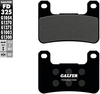 Galfer bremsbelag fd325 brake pad fd325 g1054 organic street