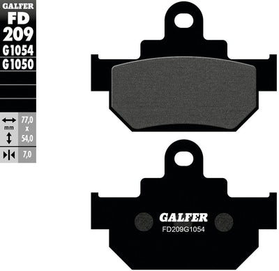 Galfer bremsbelag fd209 brake pad fd209 g1054 organic standrd
