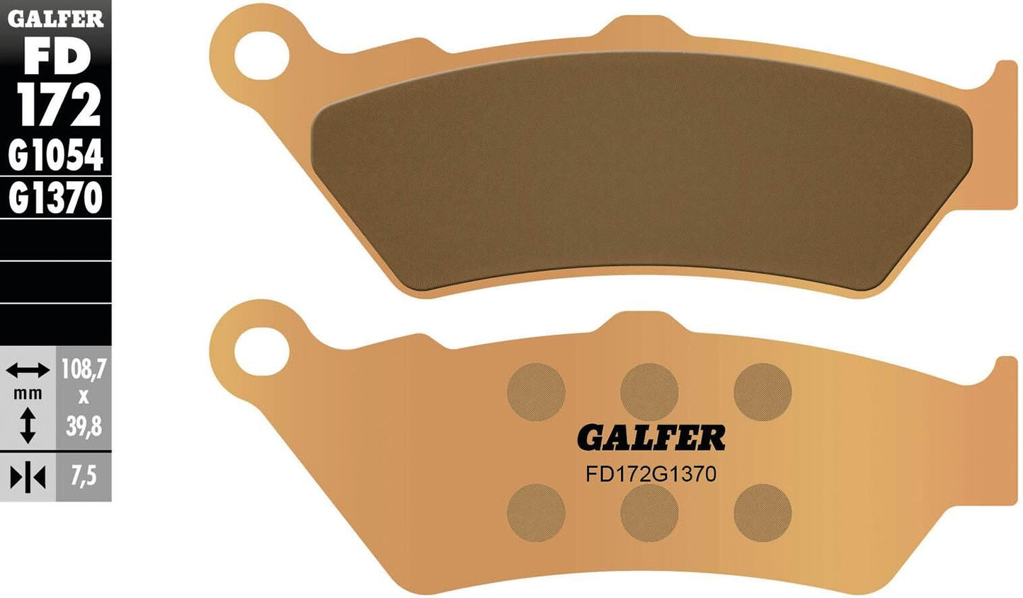 Pastiglie freno Galfer fd172 pastiglia freno fd172 g1370 metallo sinterizzato