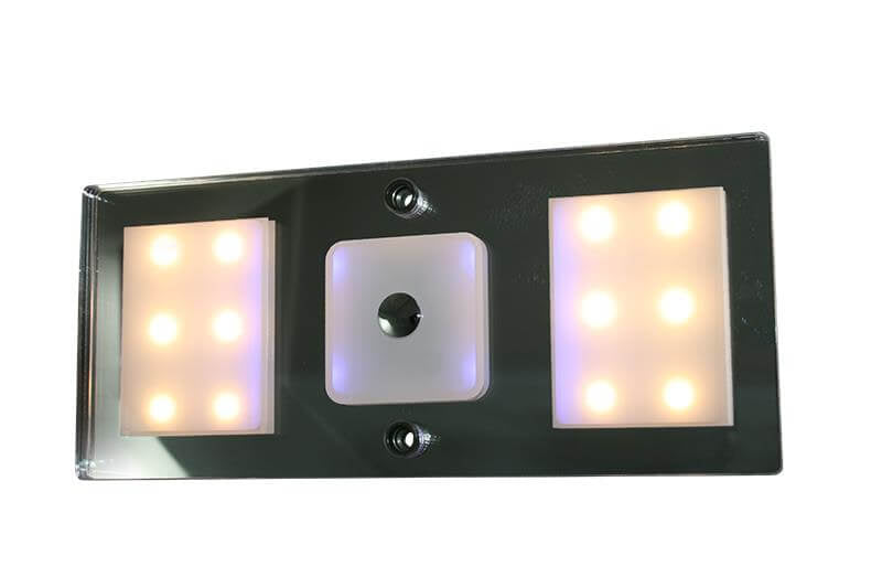 Lámpara LED de pared y techo Arum 11-15v con luz normal y nocturna