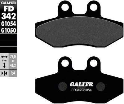 Galfer bremsbelag fd342 brake pad fd342 g1054 organic standard