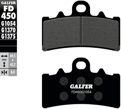 Galfer bremsbelag fd450 brake pad fd450 g1054 organic standard