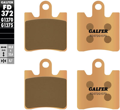 Galfer bremsbelag fd372 brake pad fd372 g1370 sint.metal street