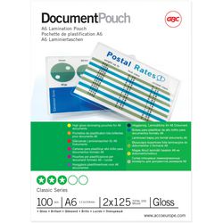 Busta di plastificazione GBC A6 111x154mm 2 x 125 (250) micron