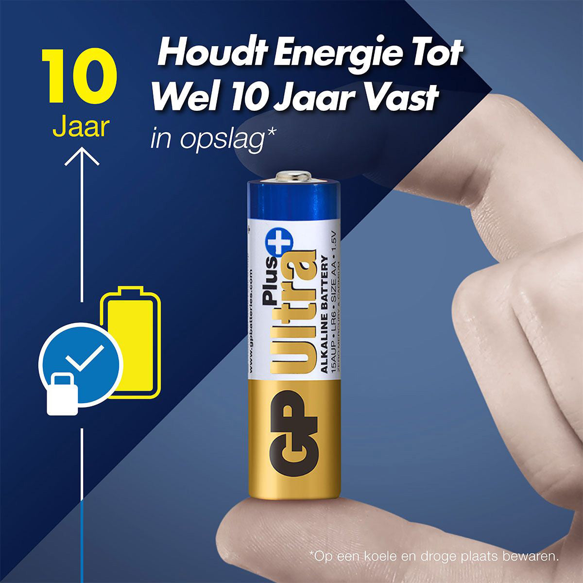 GP Ultra Plus Alcaline AA Batterie 4pk