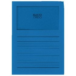 Cartella di smistamento elco a4 blu 100 pezzi