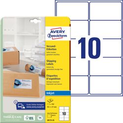 Etichette per indirizzi avery zweckform quickpeel 250 pezzi