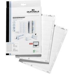 Biglietto da visita durevole 1451-02 30x60mm bianco
