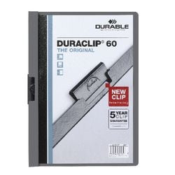Cartella con clip duraclip durevole 2209 a4 220x307 blu