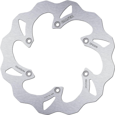 Disco de freno galfer wave df632 rotor df632 tipo w rígido