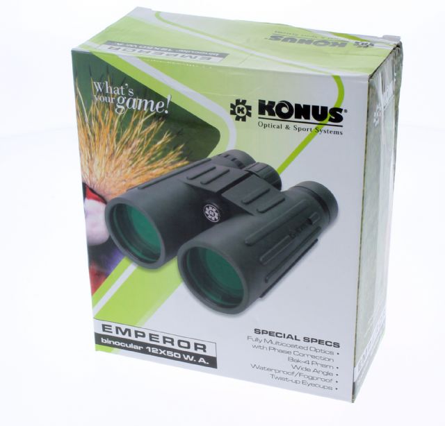 KONUS BINOCULS IMPEROR 12X50 WP WA con phasecoating
