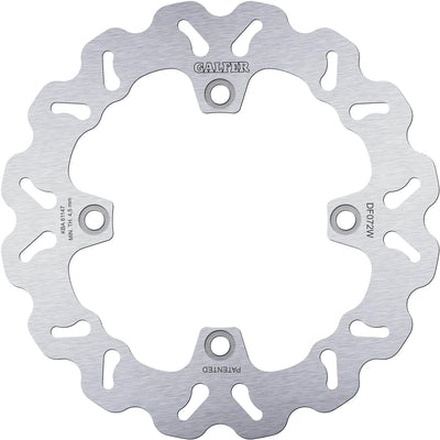 Disco de freno galfer wave df072 rotor df072 tipo w rígido