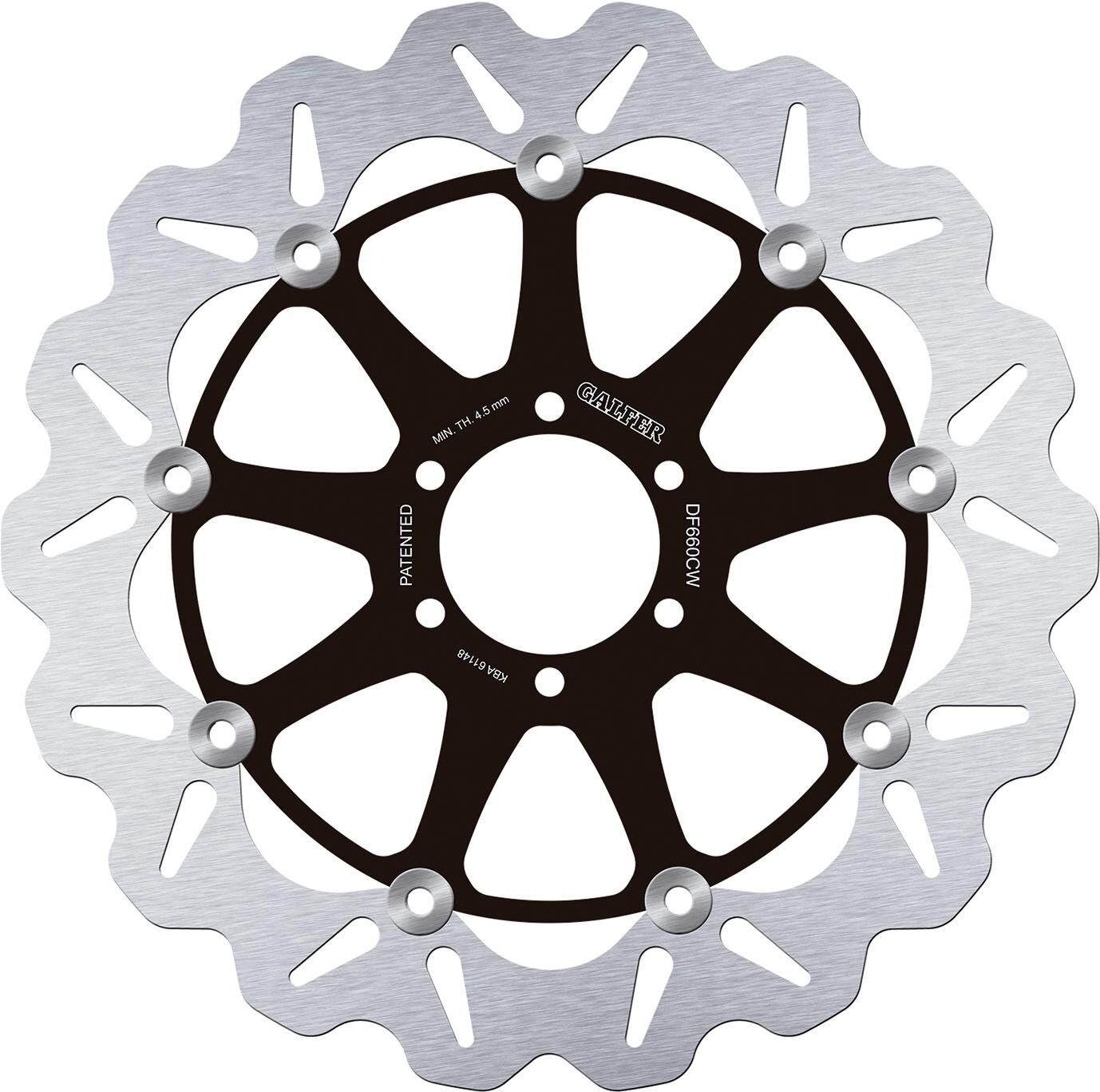 Disco de freno Galfer golf df660 rotor rotores de freno nadando
