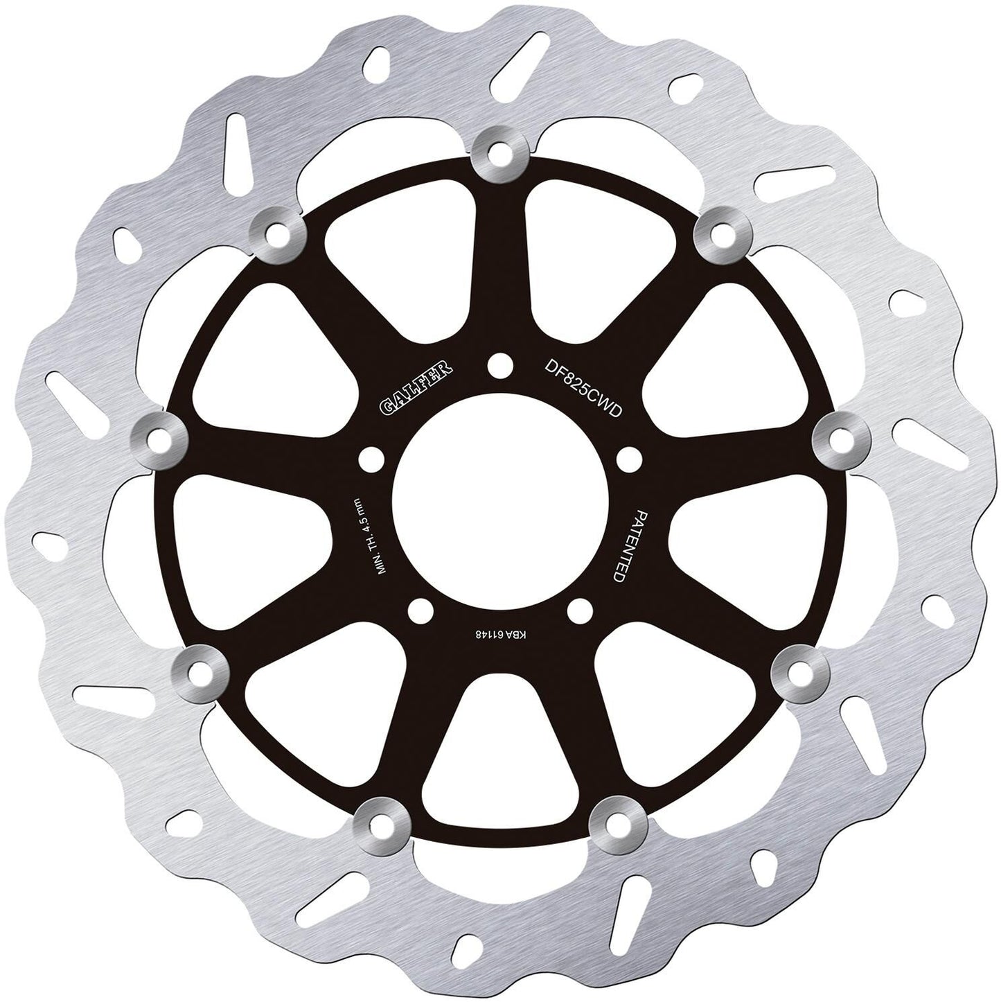 Disco de freno galfer golf df825 rotor df825 tipo cw flotante derecho