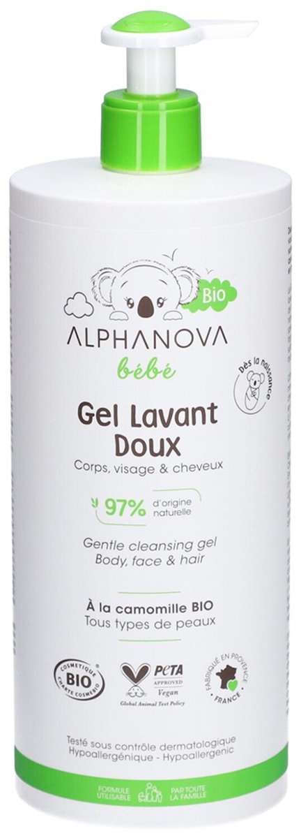 Alphanova bébé gel detergente morbido biologico 1 l
