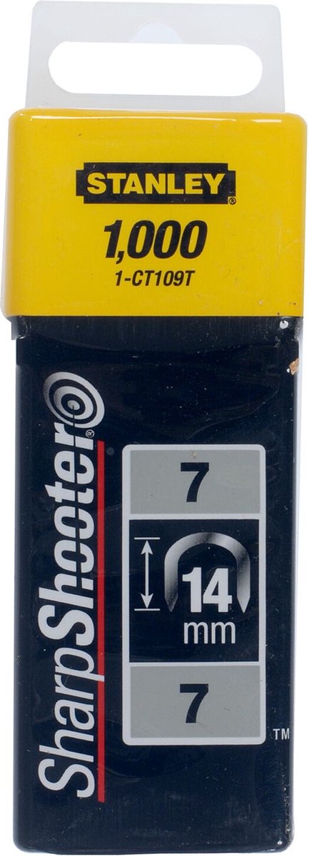 Graffe Stanley per utensili manuali 14mm tipo 7 - 1000 pezzi - 1-ct109t