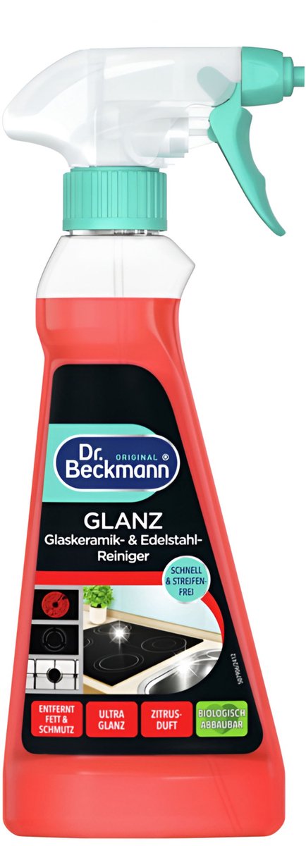 Detergente per cucina Dr. Beckmann - spray per acciaio inossidabile - 250 ml, efficace e veloce