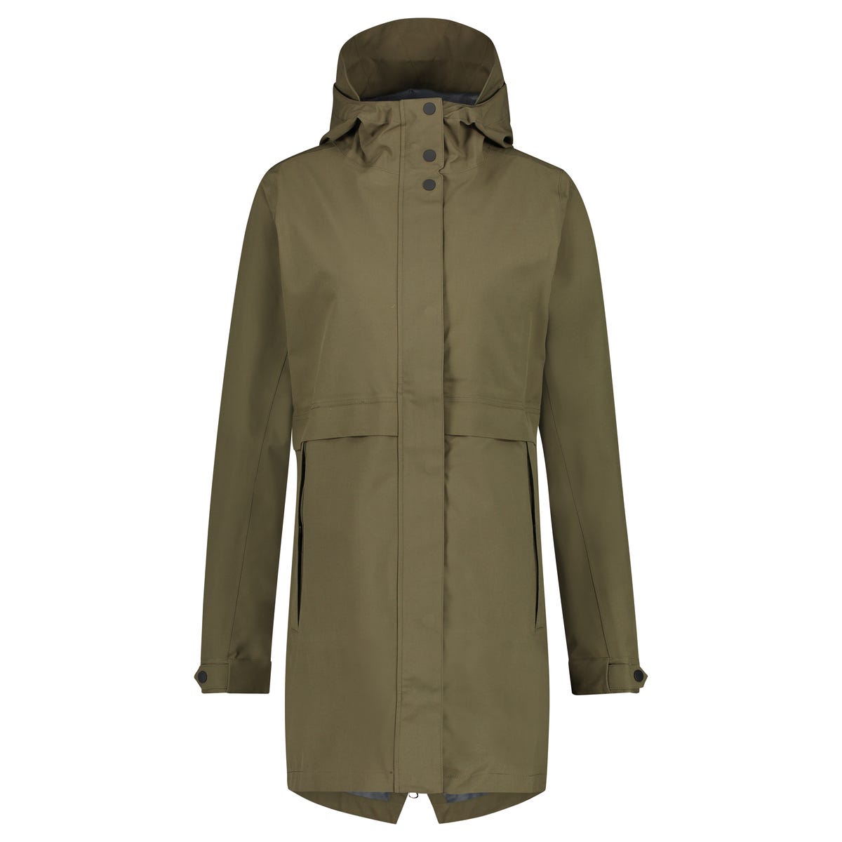 Puch parka regenjas dames army green