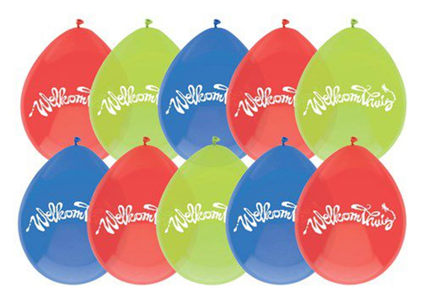 Palloncini Haza 10 pezzi bentornati a casa