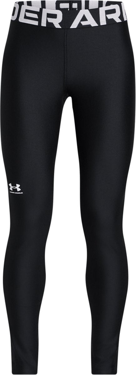 Under armour hg legging unisex sportlegging - zwart - wit