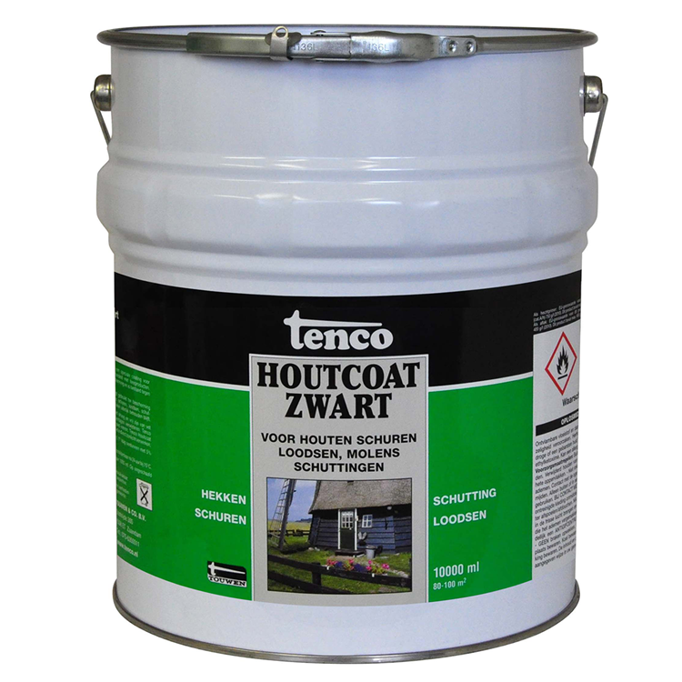 Tenco 1034387 - abrigo de madera negro 10l | 1 pieza