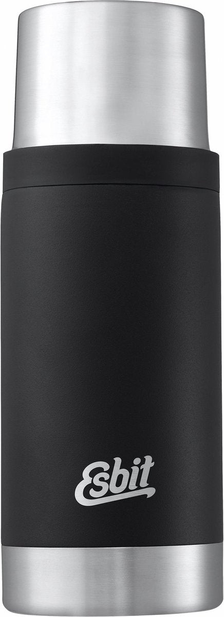 Esbit escultor botella isotérmica de acero inoxidable 0,5 ml negro