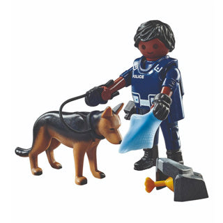 Playmobil Specials Officer di polizia con Speurhond 71162