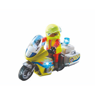 Playmobil City Life Emergency Motor Bike con luce lampeggiante 71205