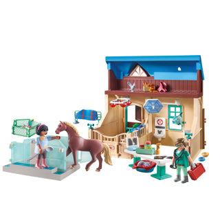 Playmobil Horses o Cascada Terapia de caballos Práctica veterinaria 71352