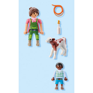 Playmobil 71803 boero con vitello