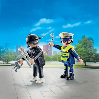 PlayMobil 71804 Oficial de policía y ladrón