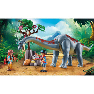 Playmobil 71819 Braquiosaurio con aerodeslizador