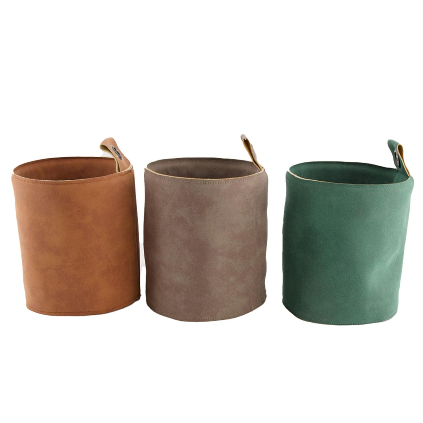 Macetero Dijk natural collections ø13,5x16cm símil piel
