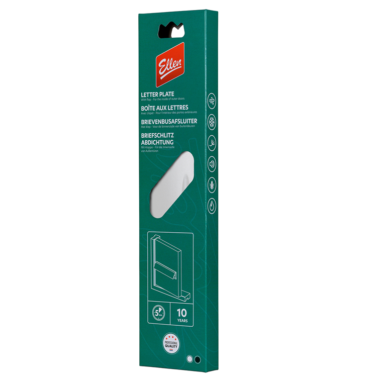 Ellen 1071698 - coperchio per targa bianco | 1 pz
