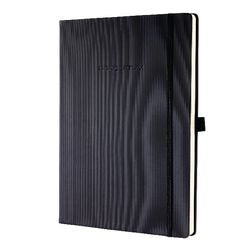 Cuaderno sigel papel gamuza 80g m2 21x29,7cm en blanco acanalado 194 páginas 97 hojas