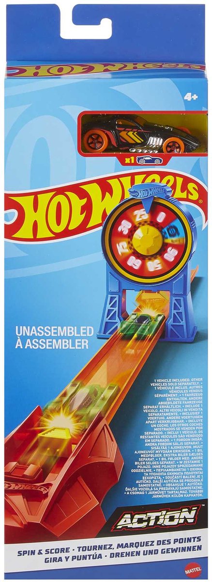 Hot Wheels hdr81, pista giocattolo, 4 anni, plastica, multicolore